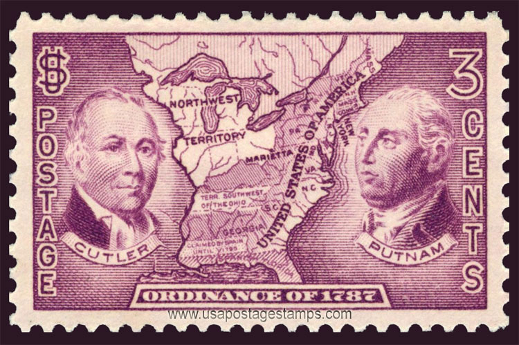 US 1937 Northwest Territory Sesquicentennial 3c. Scott. 795