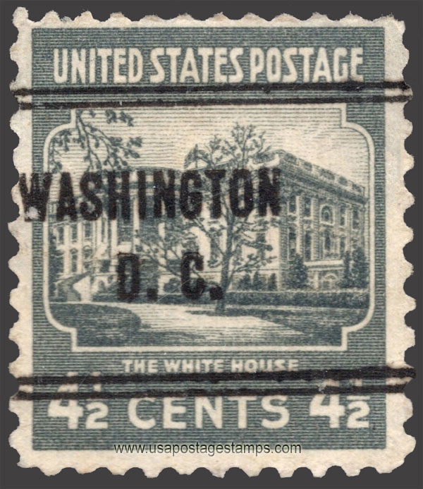 US 1938 The White House, Washington, D.C. 4�c. Michel PR416A