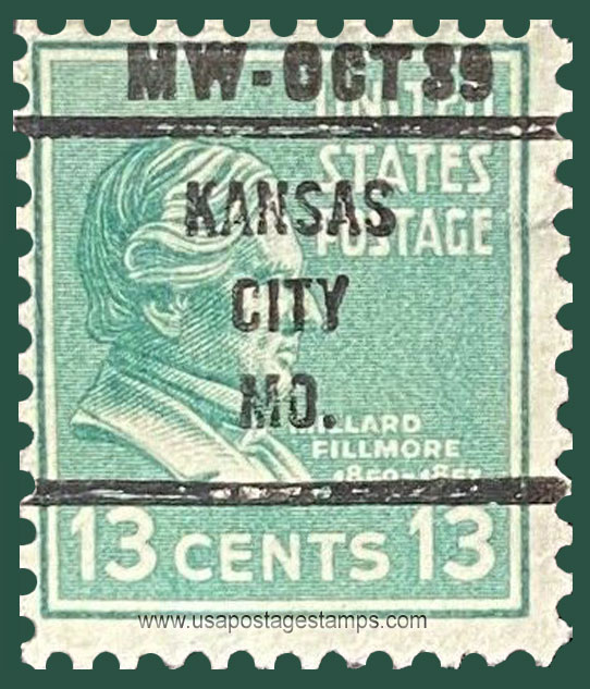 US 1938 Millard Fillmore (1800-1874) 13c. Michel PR425A