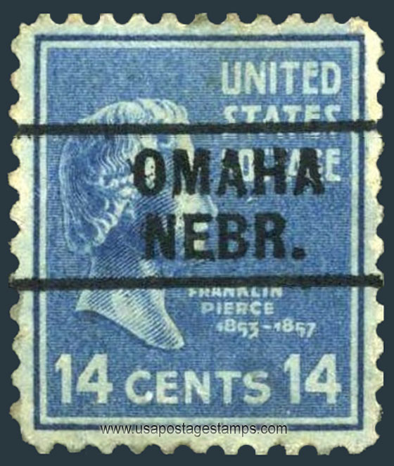 US 1938 Franklin Pierce (1804-1869) 14c. Michel PR426A