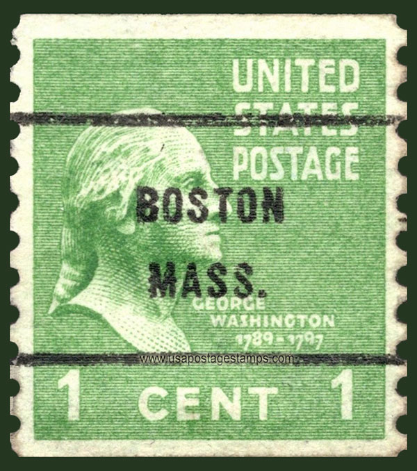 US 1939 George Washington (1732-1799) Coil 1c. Michel PR411C