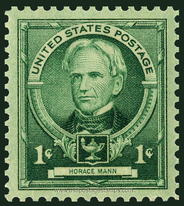 US 1940 Educator Horace Mann 1c. Scott. 869