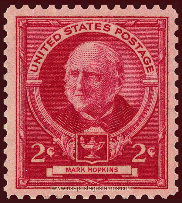 US 1940 Educator Mark Hopkins 2c. Scott. 870