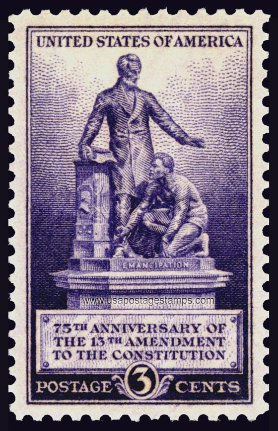 US 1940 Thirteenth Amendment Issue 3c. Scott. 902