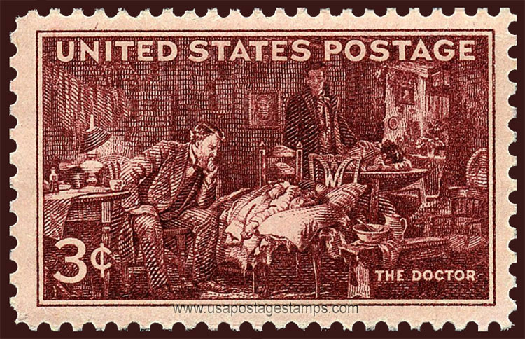 US 1947 'The Doctor' 3c. Scott. 949