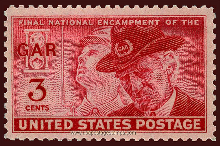 US 1949 Grand Army of the Republic (GAR) 3c. Scott. 985