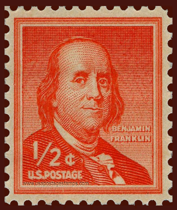 US 1955 Benjamin Franklin (1706-1790) �c. Scott. 1030