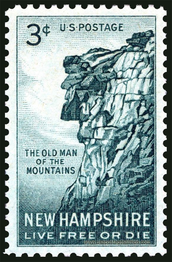 US 1955 New Hampshire 3c. Scott. 1068