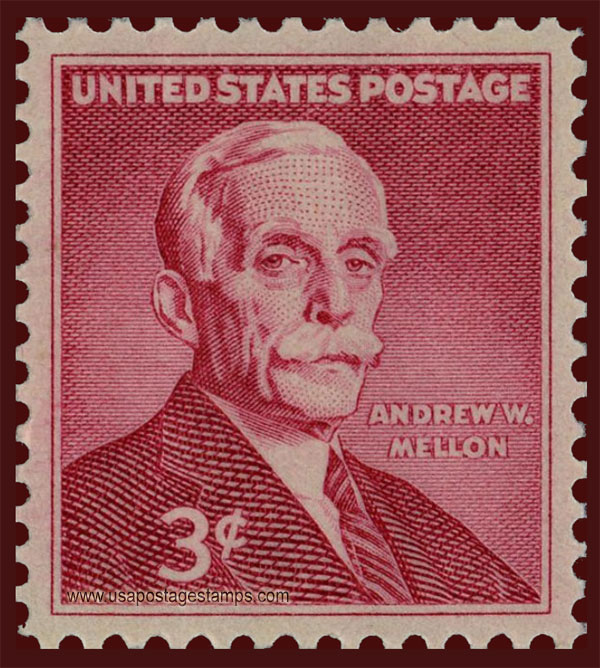 US 1955 Andrew William Mellon 3c. Scott. 1072