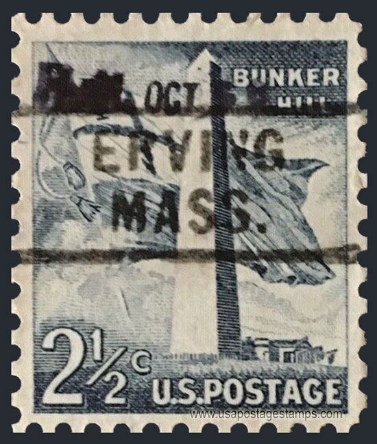 US 1959 Bunker Hill Monument, Boston, Massachusetts 2�c. Michel PR655A