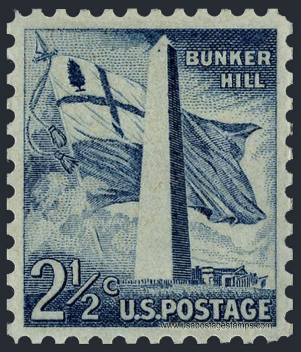 US 1959 Bunker Hill Monument, Boston, Massachusetts 2�c. Scott. 1034