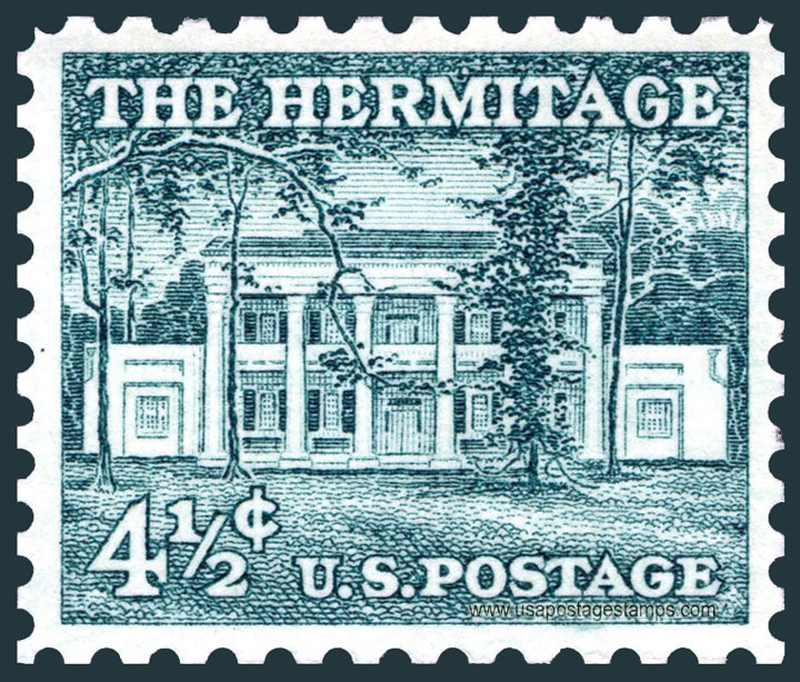 US 1959 The Hermitage, Nashville, Tennessee 4�c. Scott. 1037