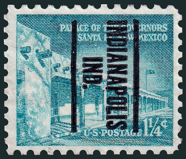 US 1960 Palace of the Governors, Santa Fe, New Mexico 1�c. Michel PR652A