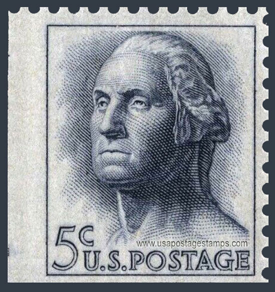 US 1962 George Washington (1732-1799) 5c. Michel 817xEul