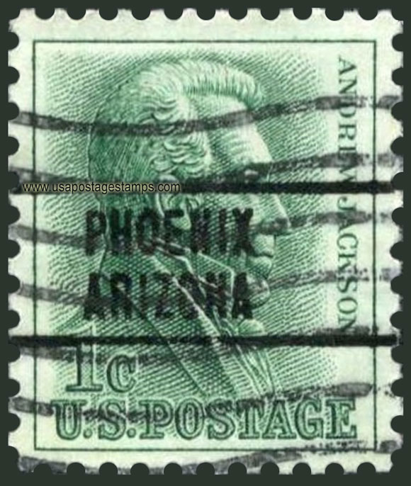 US 1963 Andrew Jackson (1767-1845) 1c. Michel PR816A
