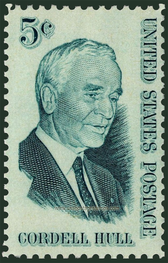 US 1963 Cordell Hull 5c. Scott. 1235