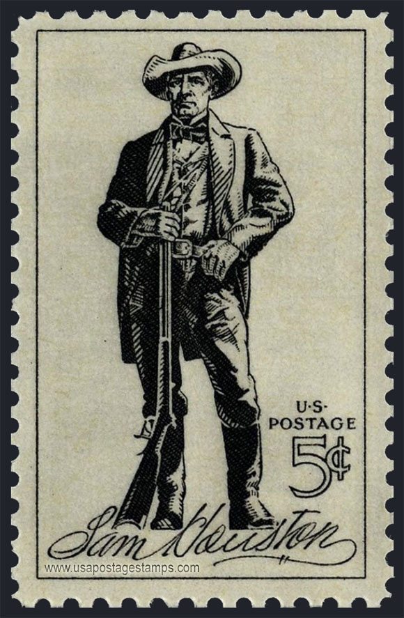 US 1964 Sam Houston 5c. Scott. 1242