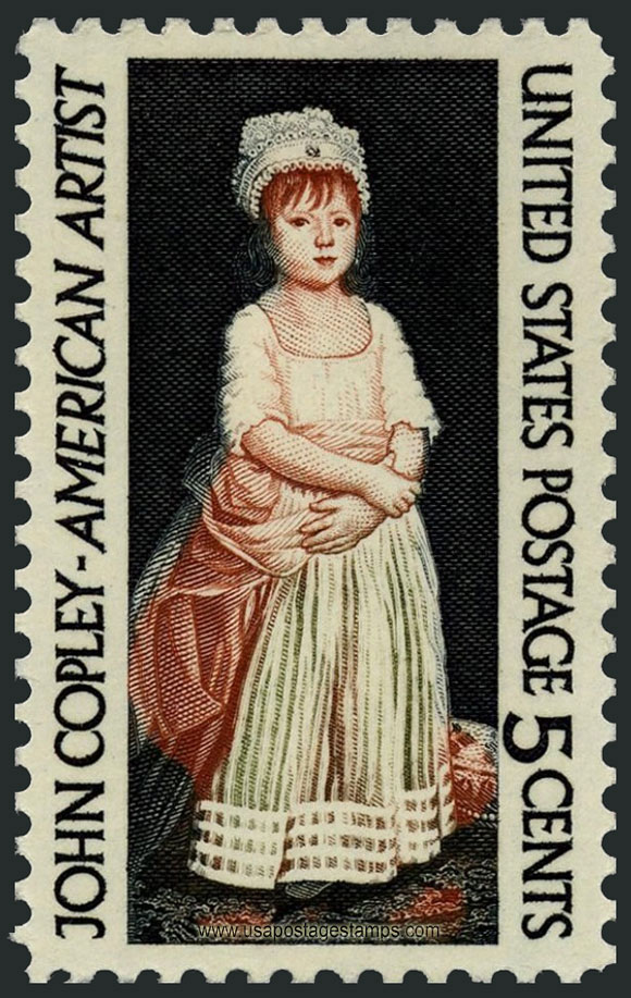 US 1965 John Singleton Copley Painting 5c. Scott. 1273