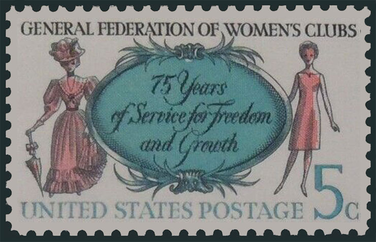 US 1966 General Federation of Woman�s Clubs 5c. Scott. 1316a