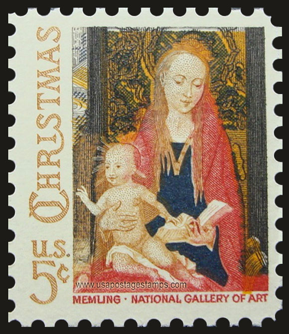 US 1966 Christmas: Madonna and Child 5c. Scott. 1321a