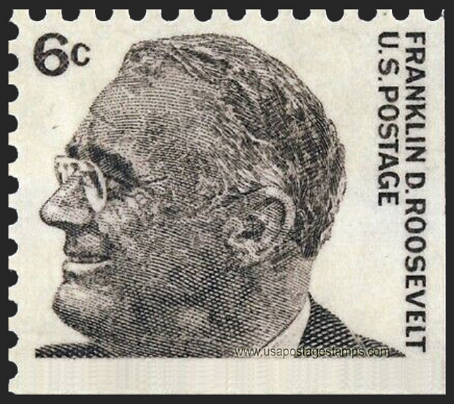US 1967 Franklin Delano Roosevelt (1882-1945) 6c. Michel 894ybEru