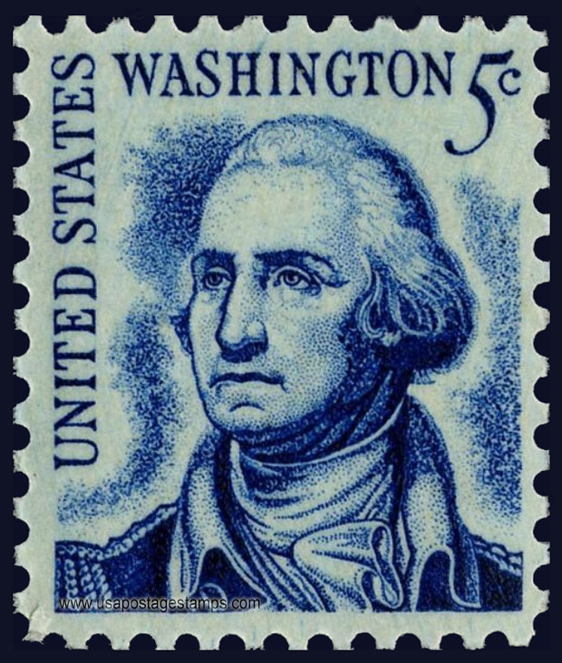 US 1967 George Washington 5c. Scott. 1283B