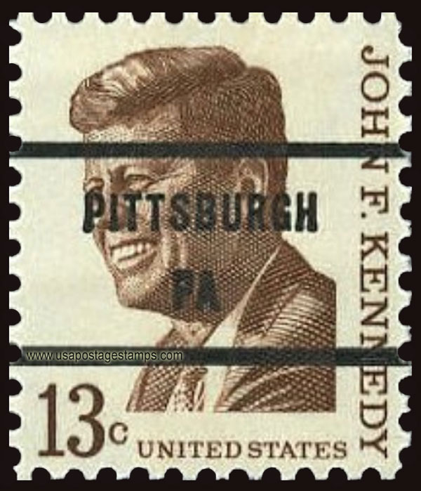 US 1967 John Fitzgerald Kennedy 13c. Scott. 1287a