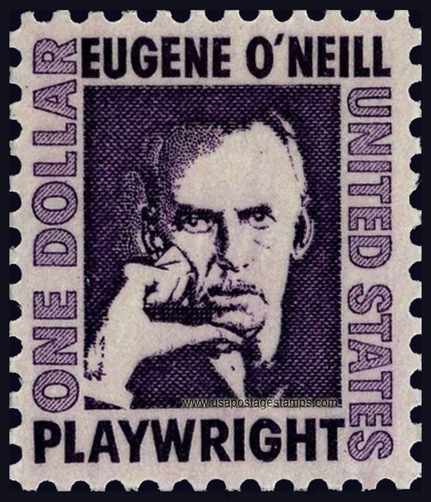 US 1967 Eugene Gladstone O'Neill $1 Scott. 1294