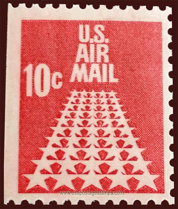 US 1968 'Airmail' 50-Star Runway 10c. Michel 939Dl