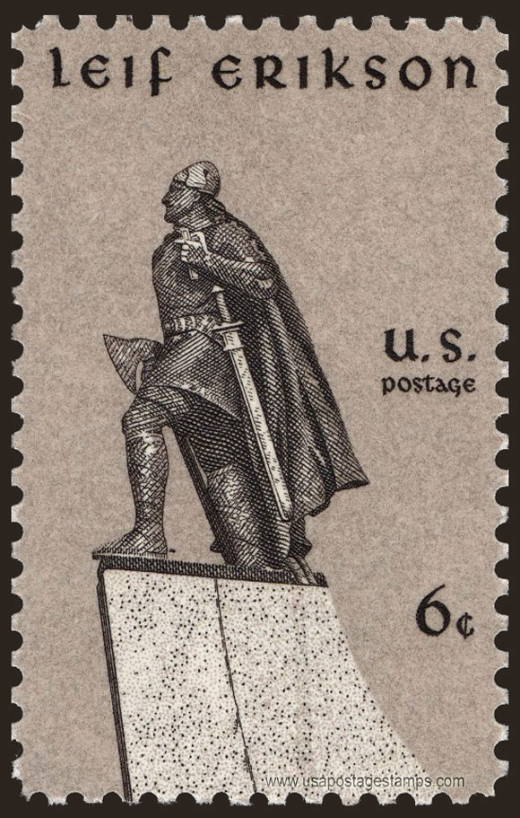 US 1968 Explorer Leif Erikson 6c. Scott. 1359
