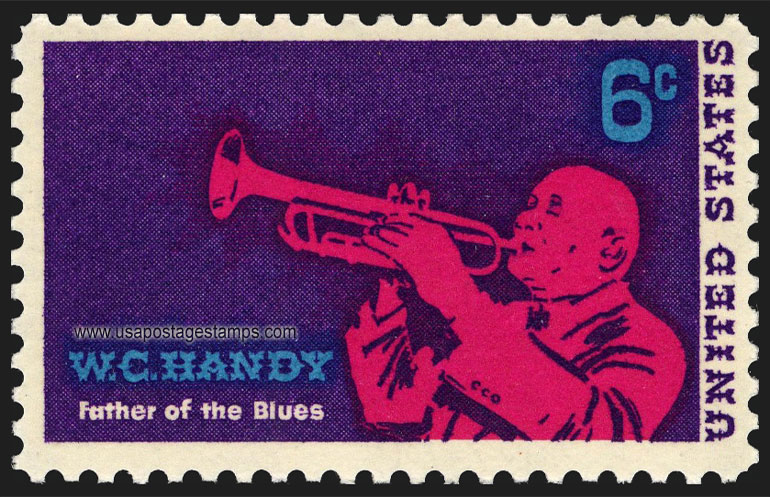 US 1969 William Christopher Handy 6c. Scott. 1372