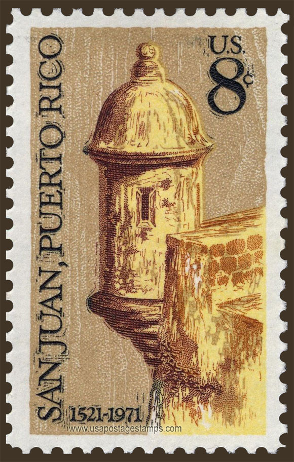 US 1971 San Juan, Puerto Rico 8c. Scott. 1437