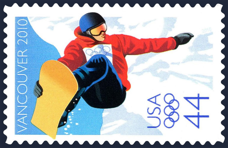 US 2010 Winter Olympic Games - Vancouver 44c. Scott 4436