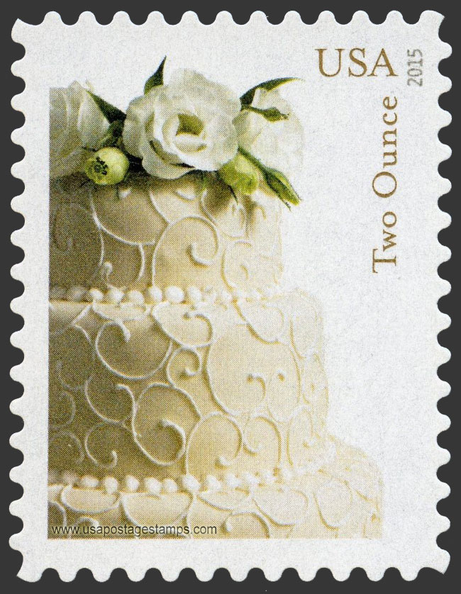 US 2015 Wedding Cake 71c. Scott. 5000