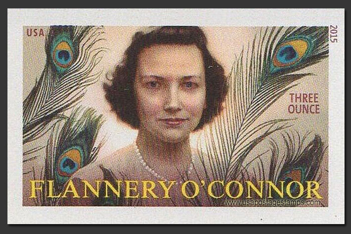 US 2015 Flannery O�Connor : Literary Arts ; Imperf. 93c. Scott. 5003a