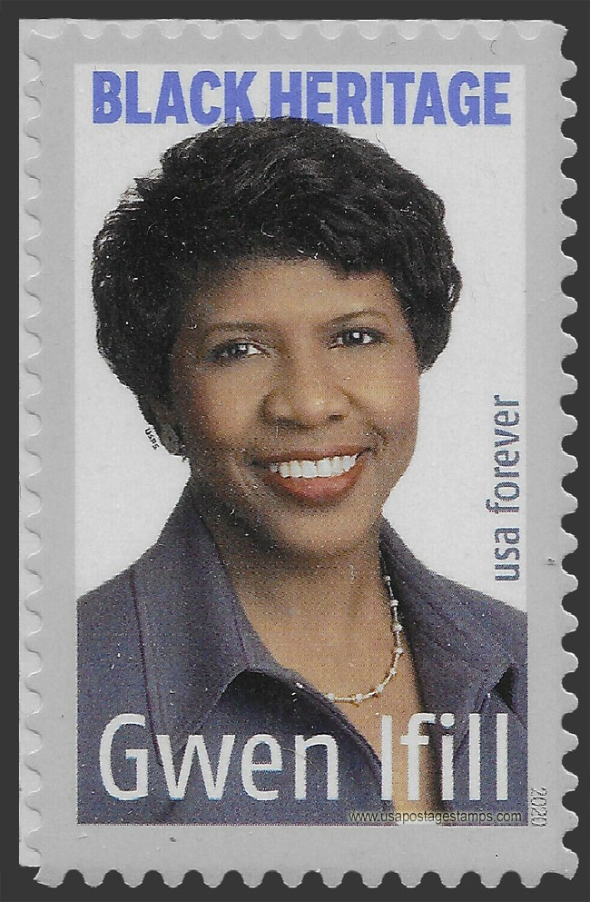 US 2020 Gwen Ifill 55c. Scott. 5432