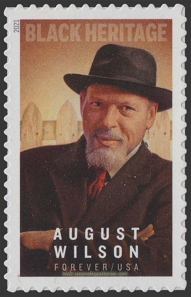 US 2021 August Wilson 55c. Scott. 5555