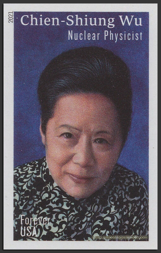 US 2021 Chien-Shiung Wu, Nuclear Physicist ; Imperf. 55c. Scott. 5557a