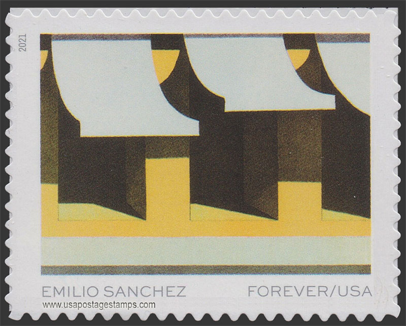 US 2021 Los Toldos by Emilio Sanchez 55c. Scott. 5594