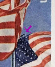 US 2022 Flag of USA ; 58c. (FOREVER �) Scott. 5659 Details