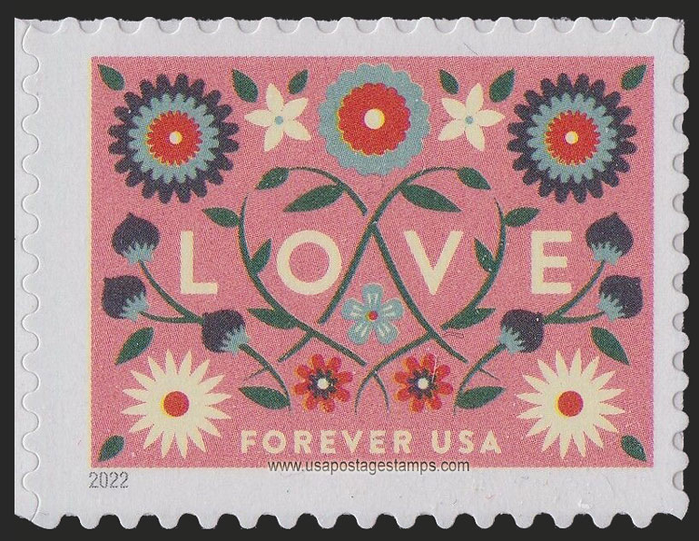 US 2022 Love 58c. (FOREVER �) Scott. 5661
