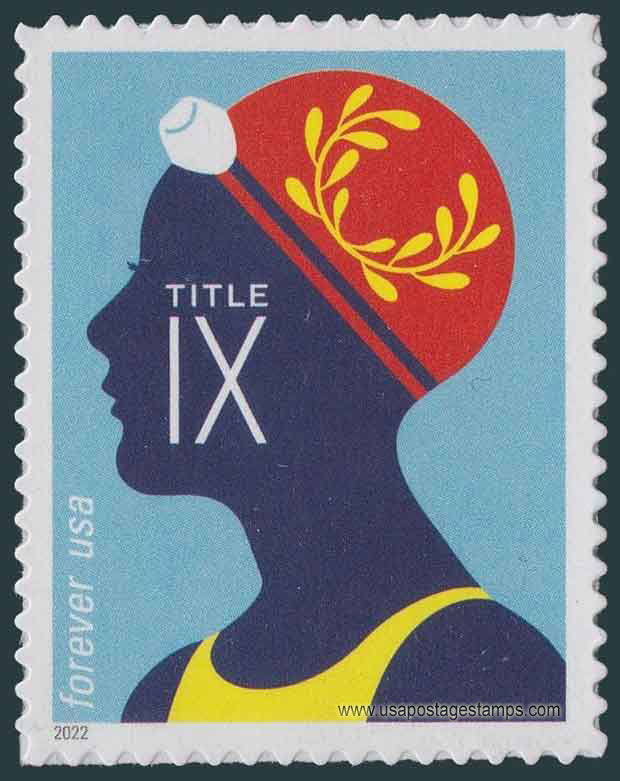 US 2022 Swimmer ; Title IX Female Access to Academic Sport 58c. Scott. 5669