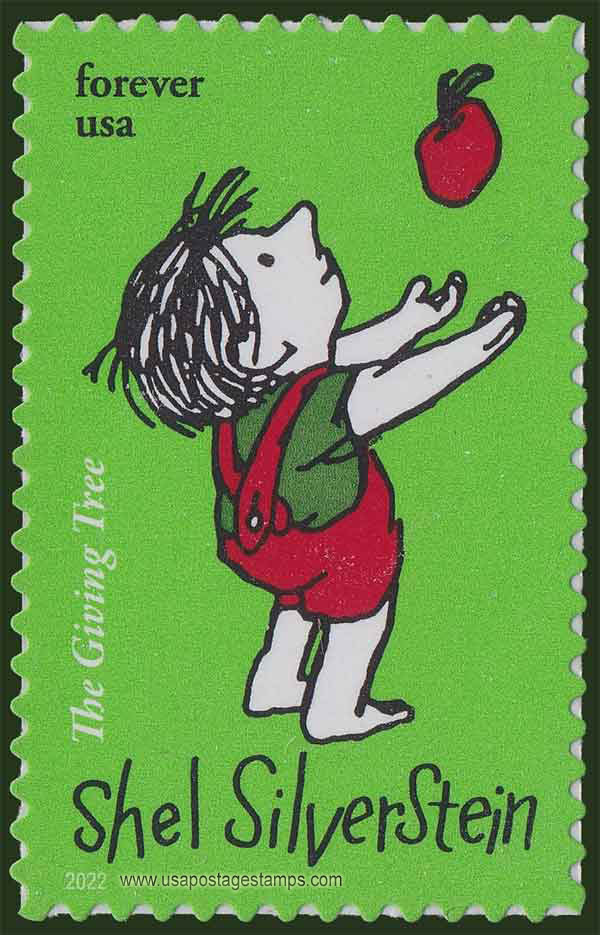 US 2022 'The giving Tree' by Sheldon Silverstein 58c. Scott. 5683