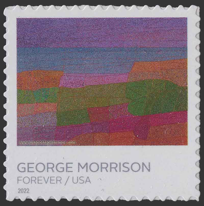 US 2022 'Lake Superior Landscape' by George Morrison 58c. Scott. 5690