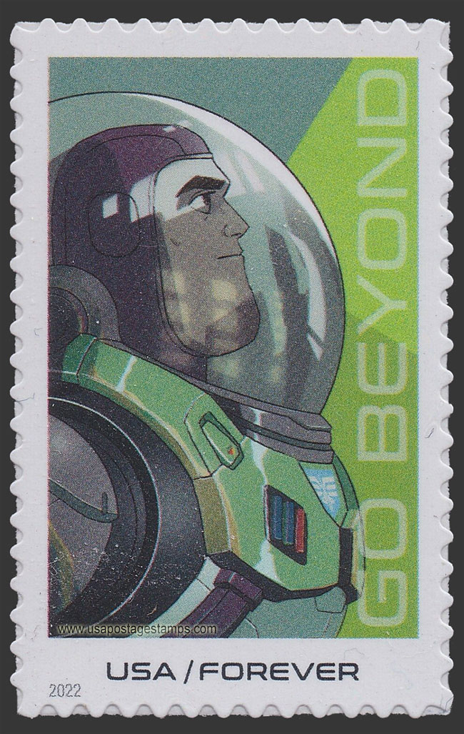 US 2022 Buzz Lightyear: Head in Profile 60c. Scott. 5709