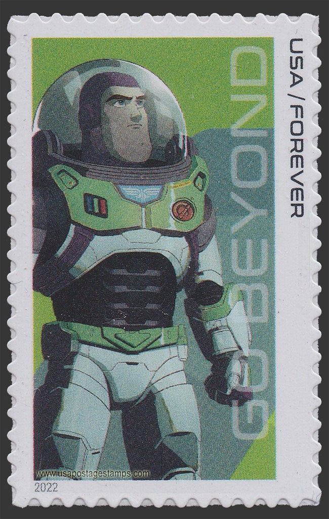 US 2022 Buzz Lightyear: Standing Feet Not Visible 60c. Scott. 5712