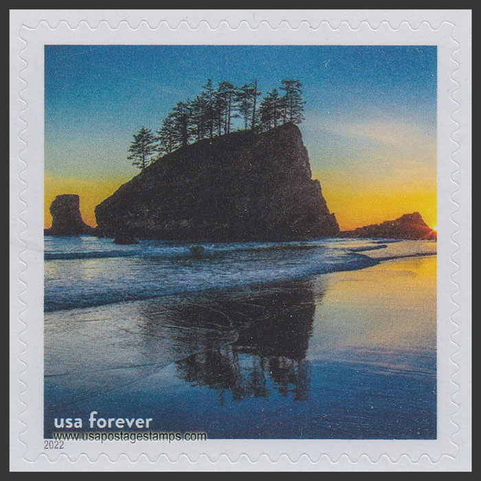US 2022 Sea Stacks, Olympic Coast National Marine Sanctuary 60c. Scott. 5713d