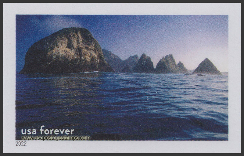 US 2022 Farallon Islands, Greater Farallones Nat Marine Sanctuary 60c. Scott. 5713qf