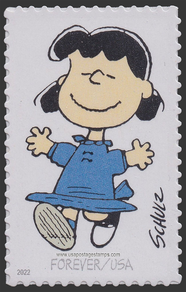 US 2022 Charles Monroe Schulz : Lucy van Pelt 60c. Scott. 5726b