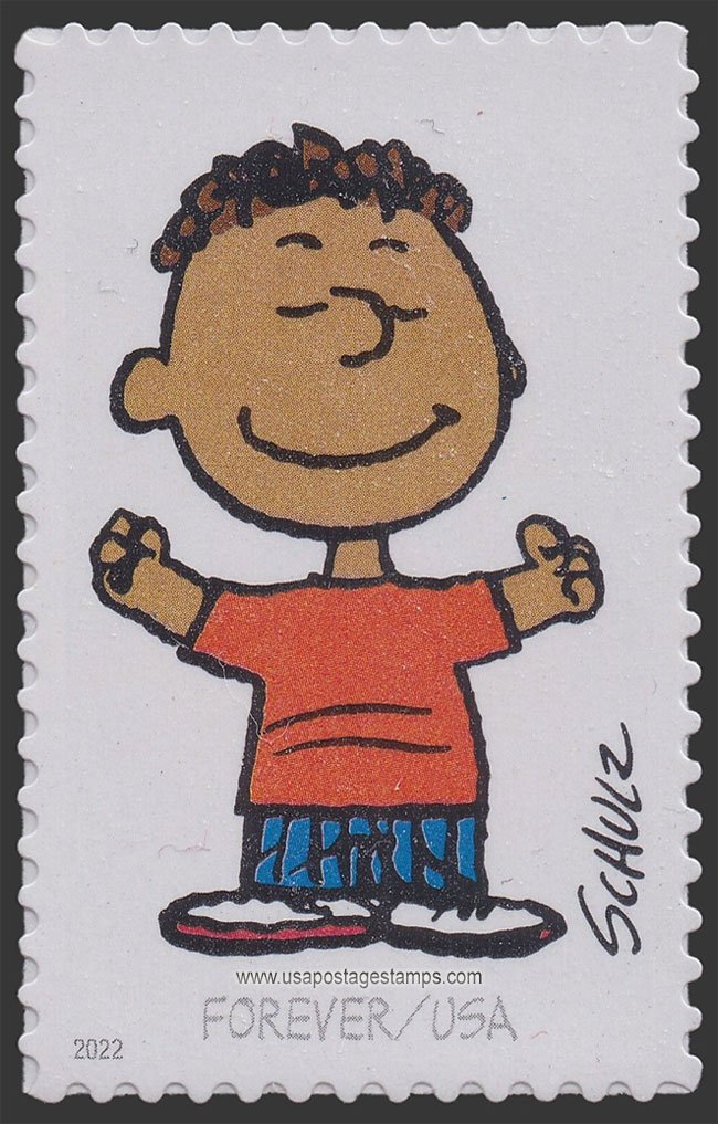 US 2022 Charles Monroe Schulz : Franklin 60c. Scott. 5726c